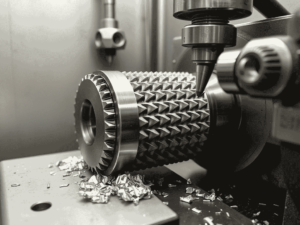 (CNC turning services) Knurling turning