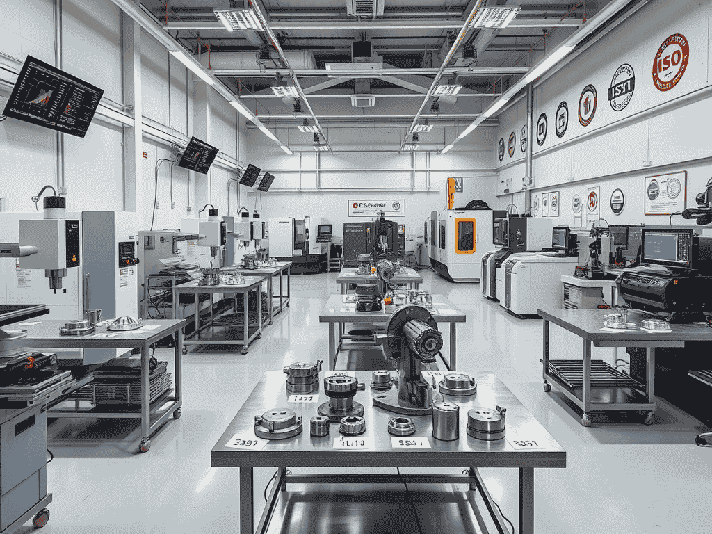 CNC machining companies in China: a machining workshop floor