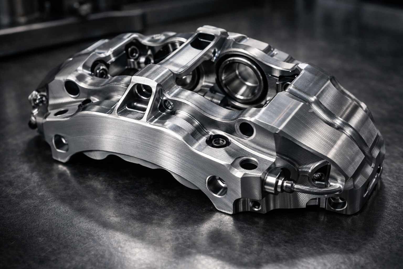CNC precision brake calipers custom machined components