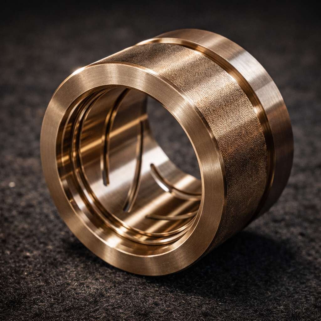 Bronze bushing for wear-resistant applications