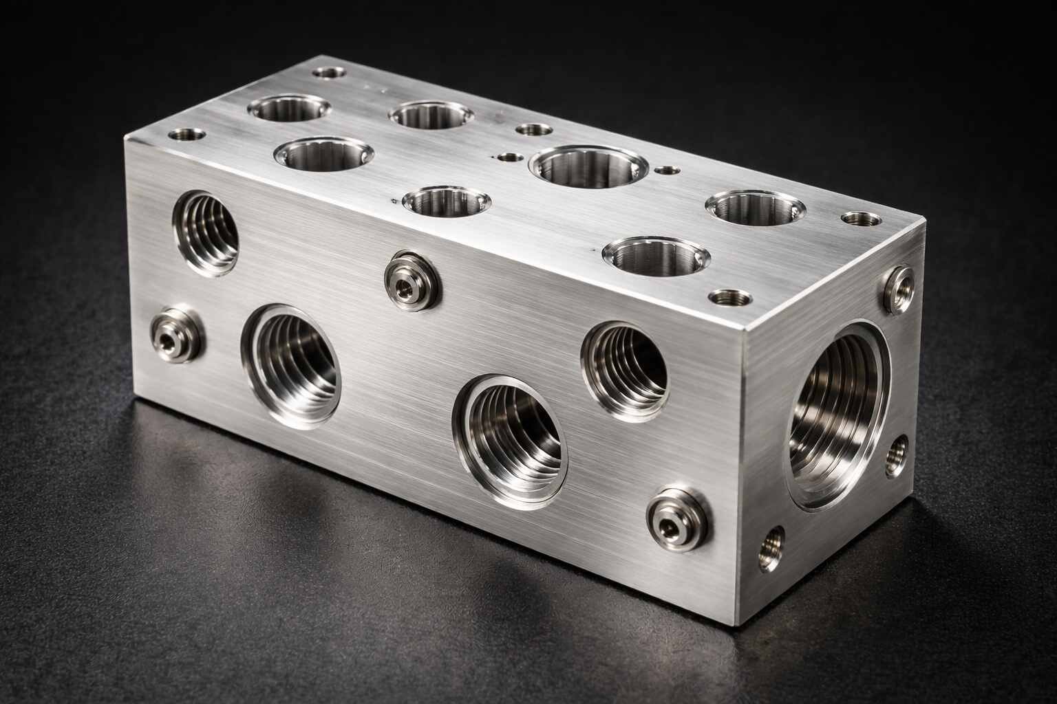 Hydraulic manifold for integrated circuit hydraulics