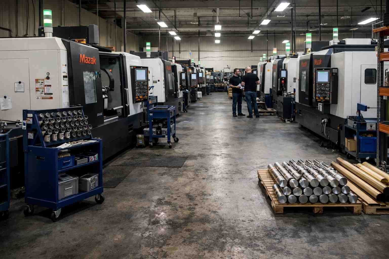 MW+ CNC turning workshop in Shenzhen, China — advanced CNC lathes, live tool centres and Swiss-type automatics
