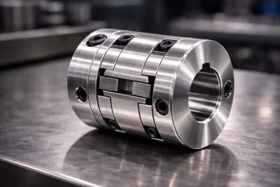 Acoplamiento con llave para uso industrial de gran potencia
