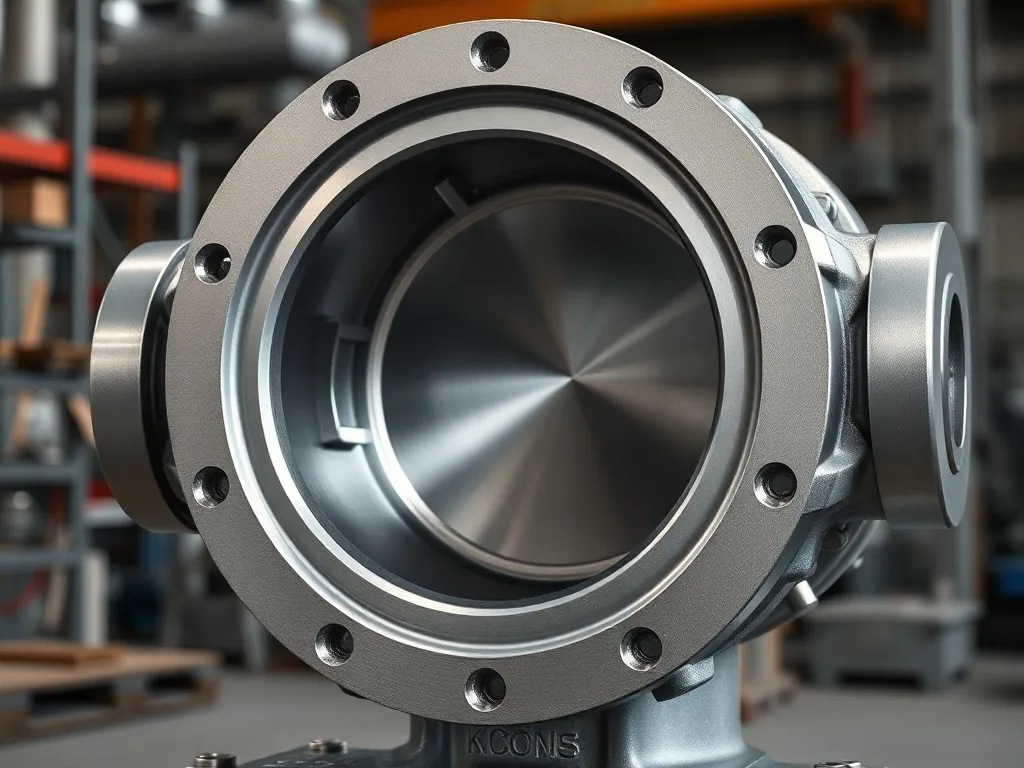 Custom machined parts: a pump housing machined for an OEM programme