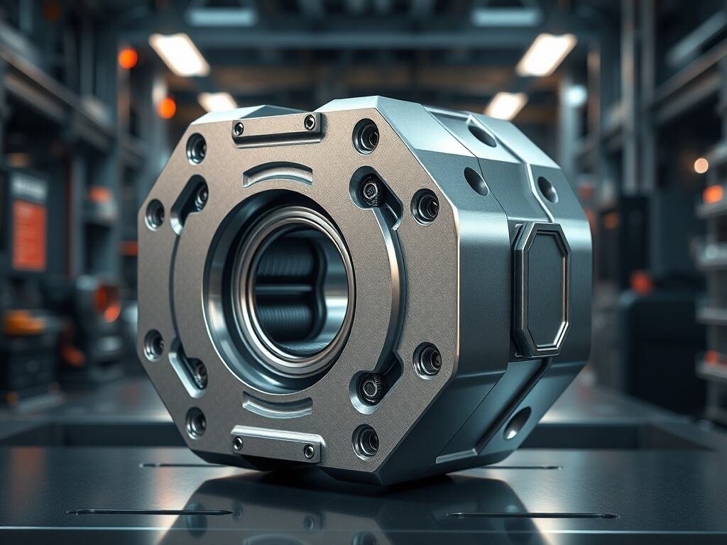 Precision CNC machined robot arm joint housing