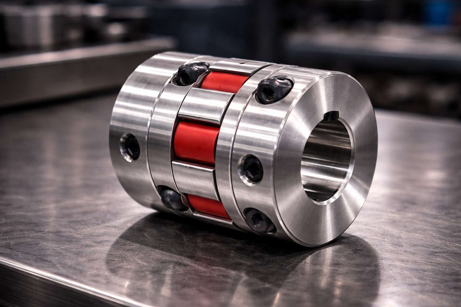 Rigid shaft coupling for motor-pump connections