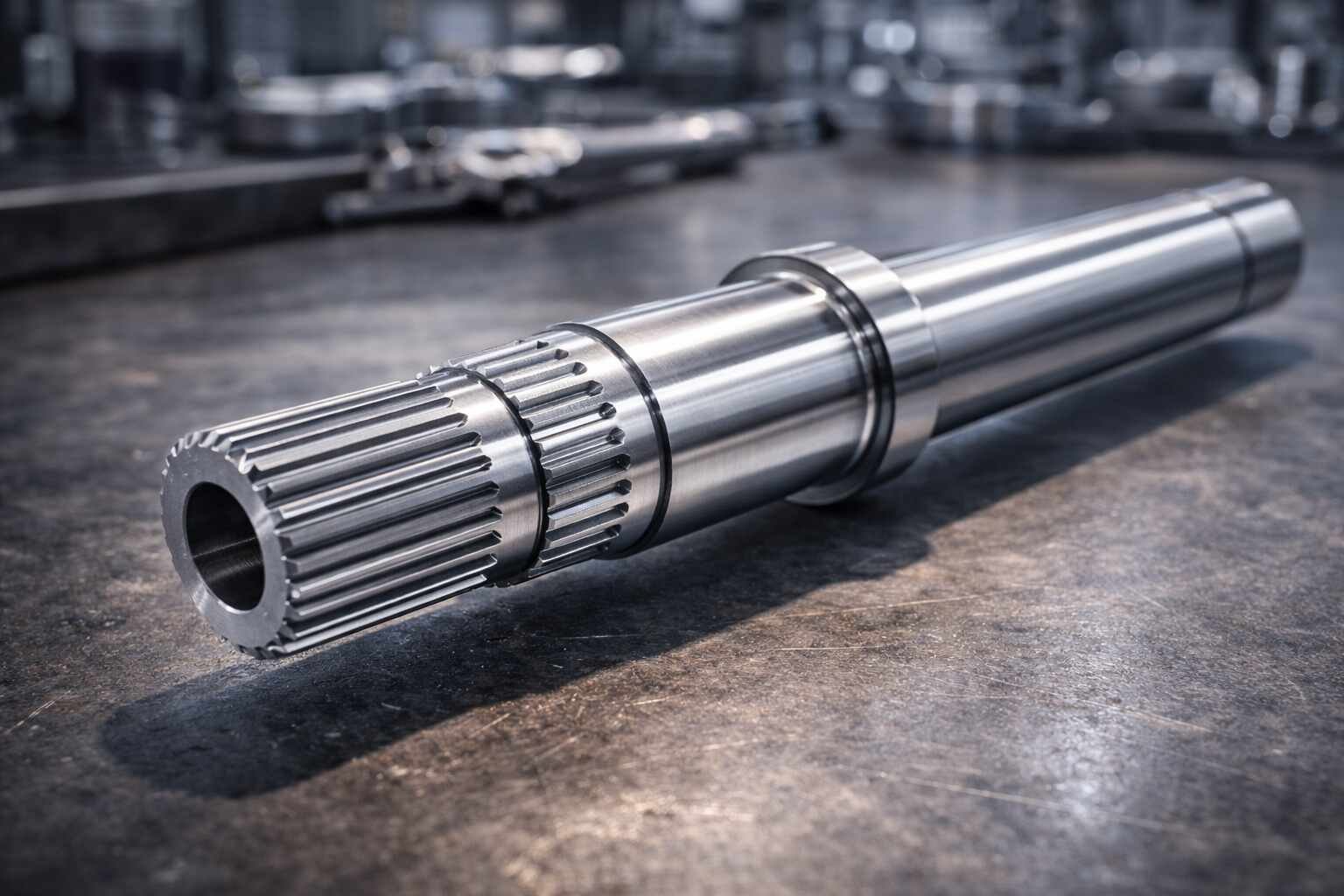 Involute splined shaft for high torque applications
