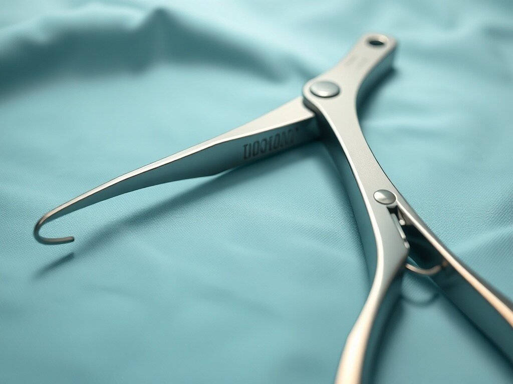 Precision CNC machined surgical forceps medical components