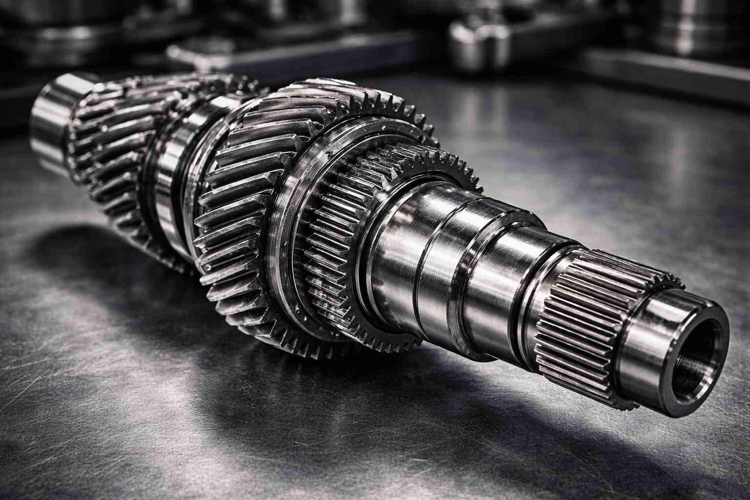 CNC precision transmission gear shafts for automotive industry