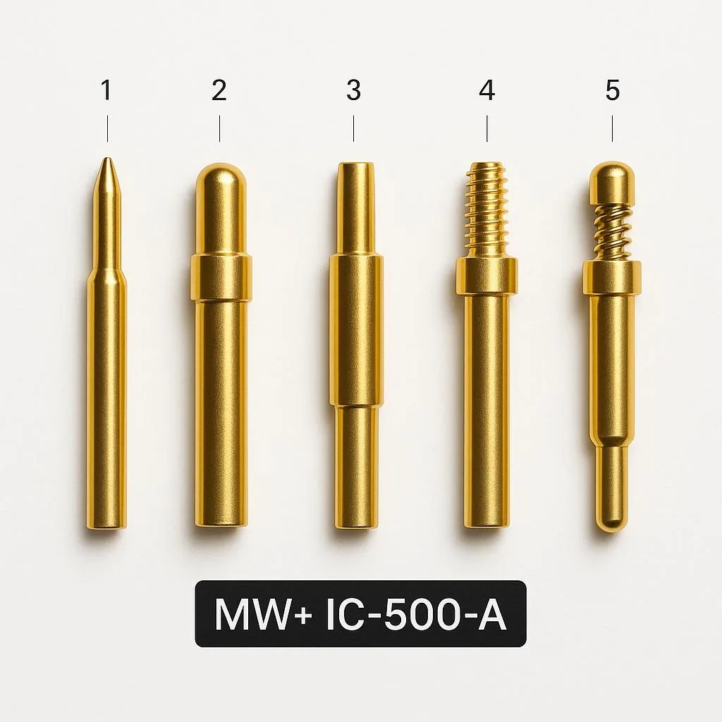 Precision turned contact pin smooth finish high-speed