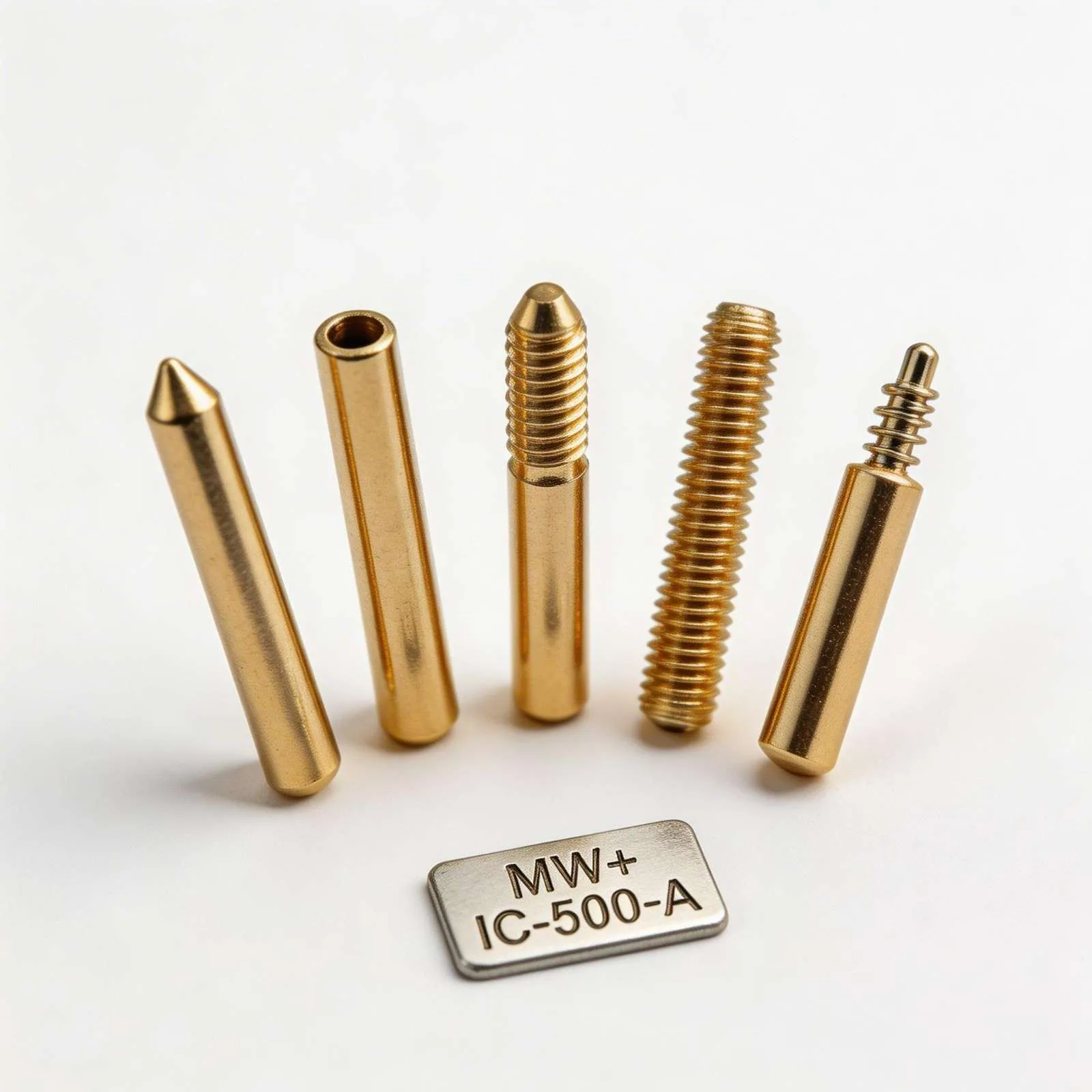 Low-resistance copper power busbar pin