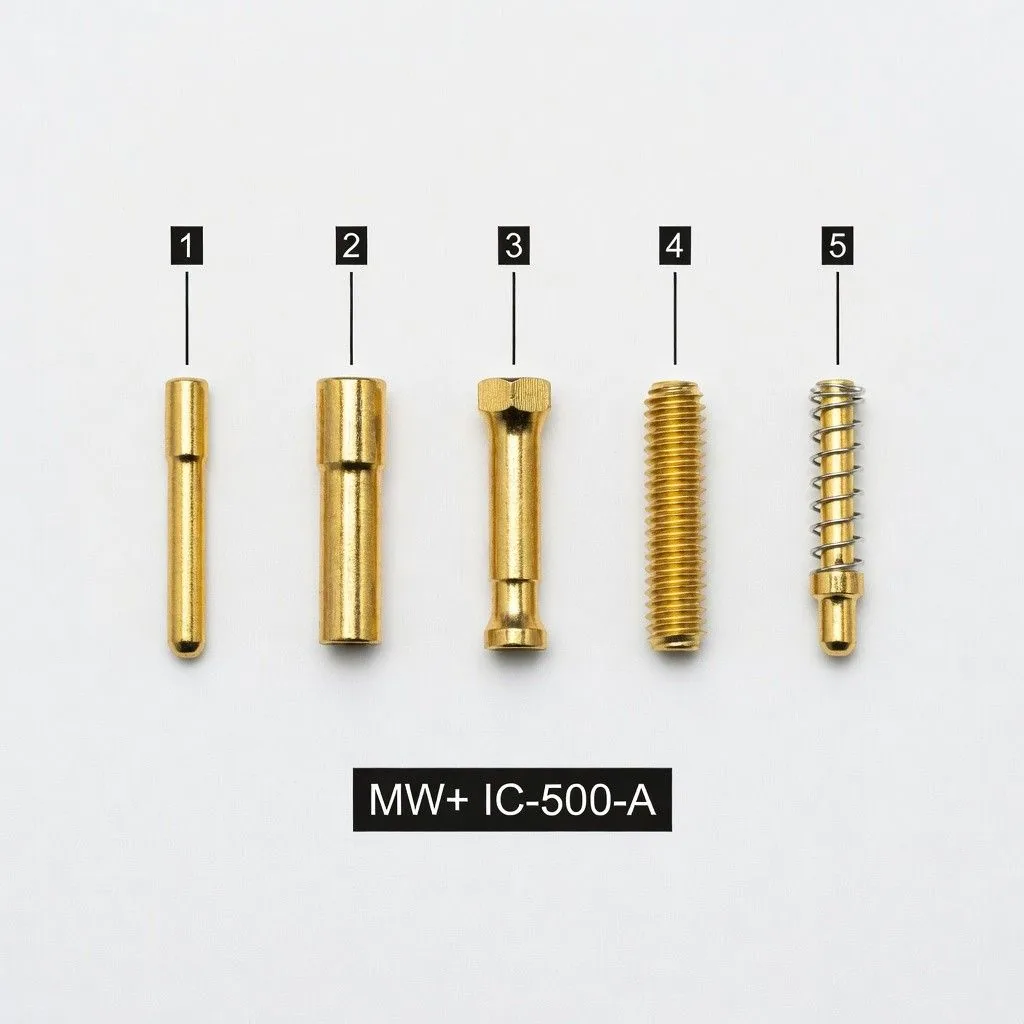 Beryllium copper contact pin high cycle fatigue resistant