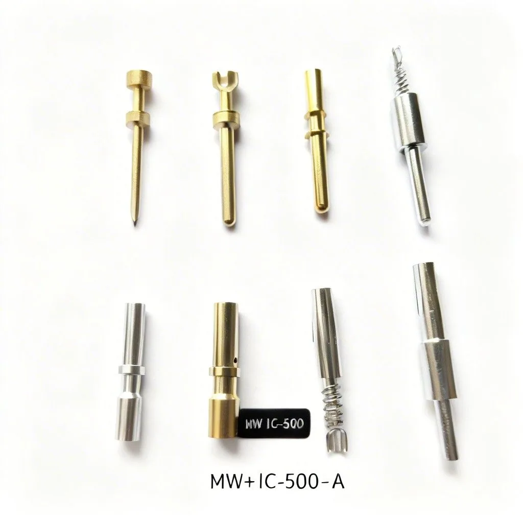 RF coaxial connector pin gold-plated 50 ohm