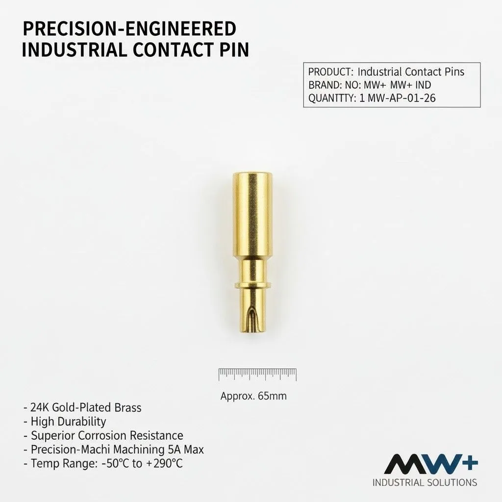 Micro header pin ultra-miniature gold flash