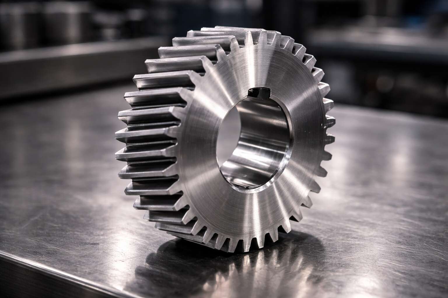 Precision spur gear for power transmission