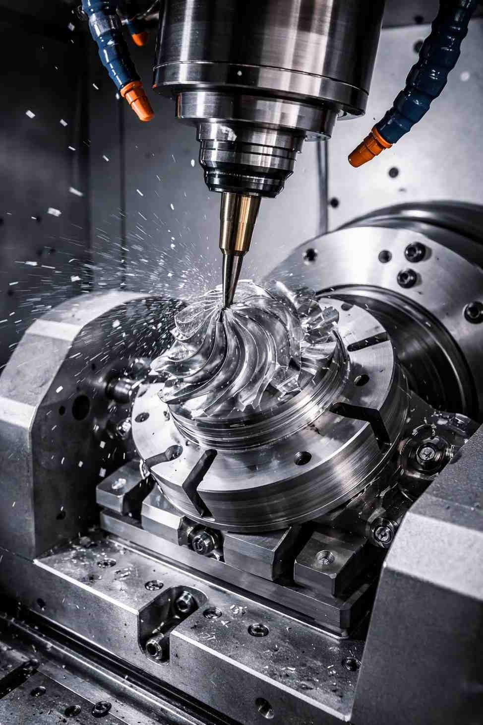 MetalWorks Plus 5-axis CNC milling centre in operation, Shenzhen precision facility