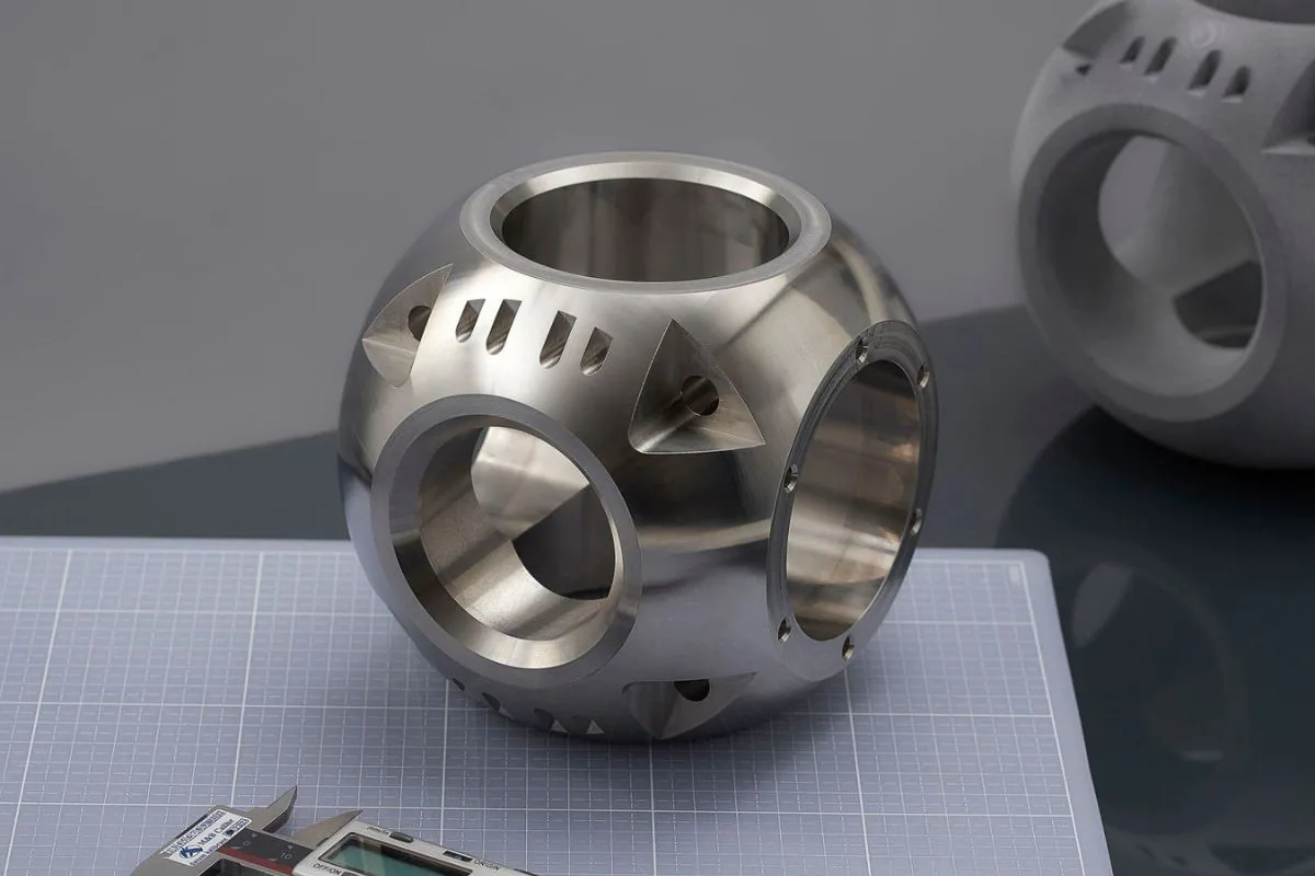 CNC machined automotive EV component precision shaft housing