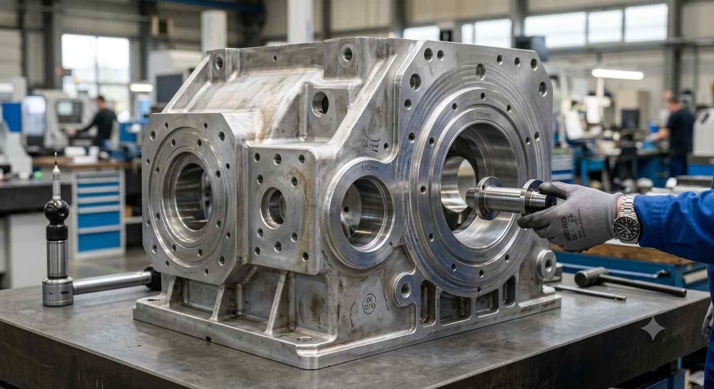 CNC machined aluminium precision component for electronics and semiconductor