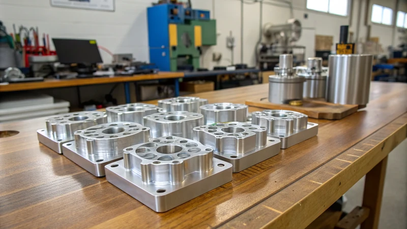 CNC machined complex multi-feature precision part