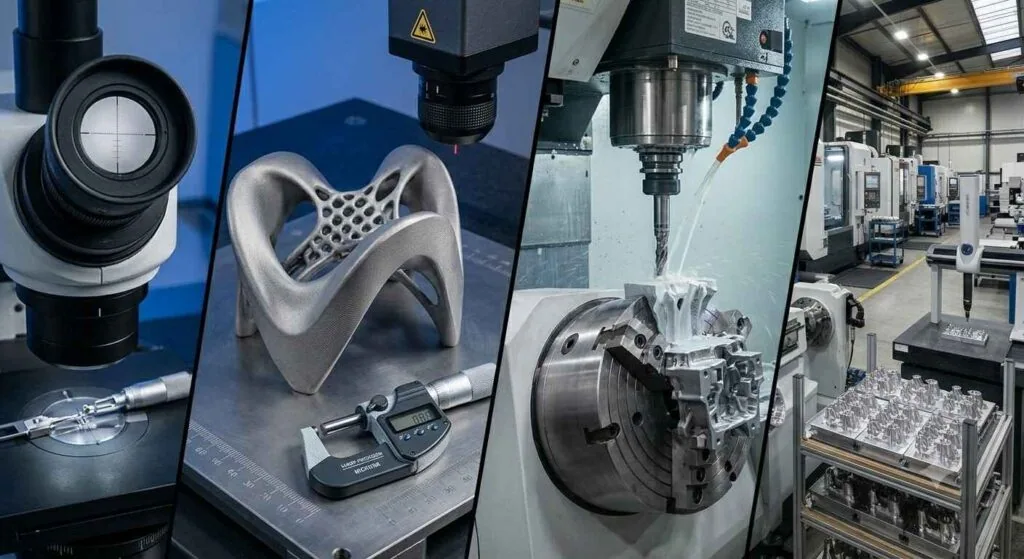 CNC machining process from CAD file to finished part