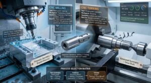 CNC Milling vs. Turning: Selecting the Right Process for Your Design