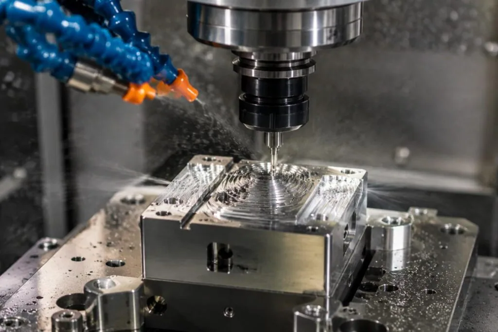 Micro machining of a precision component